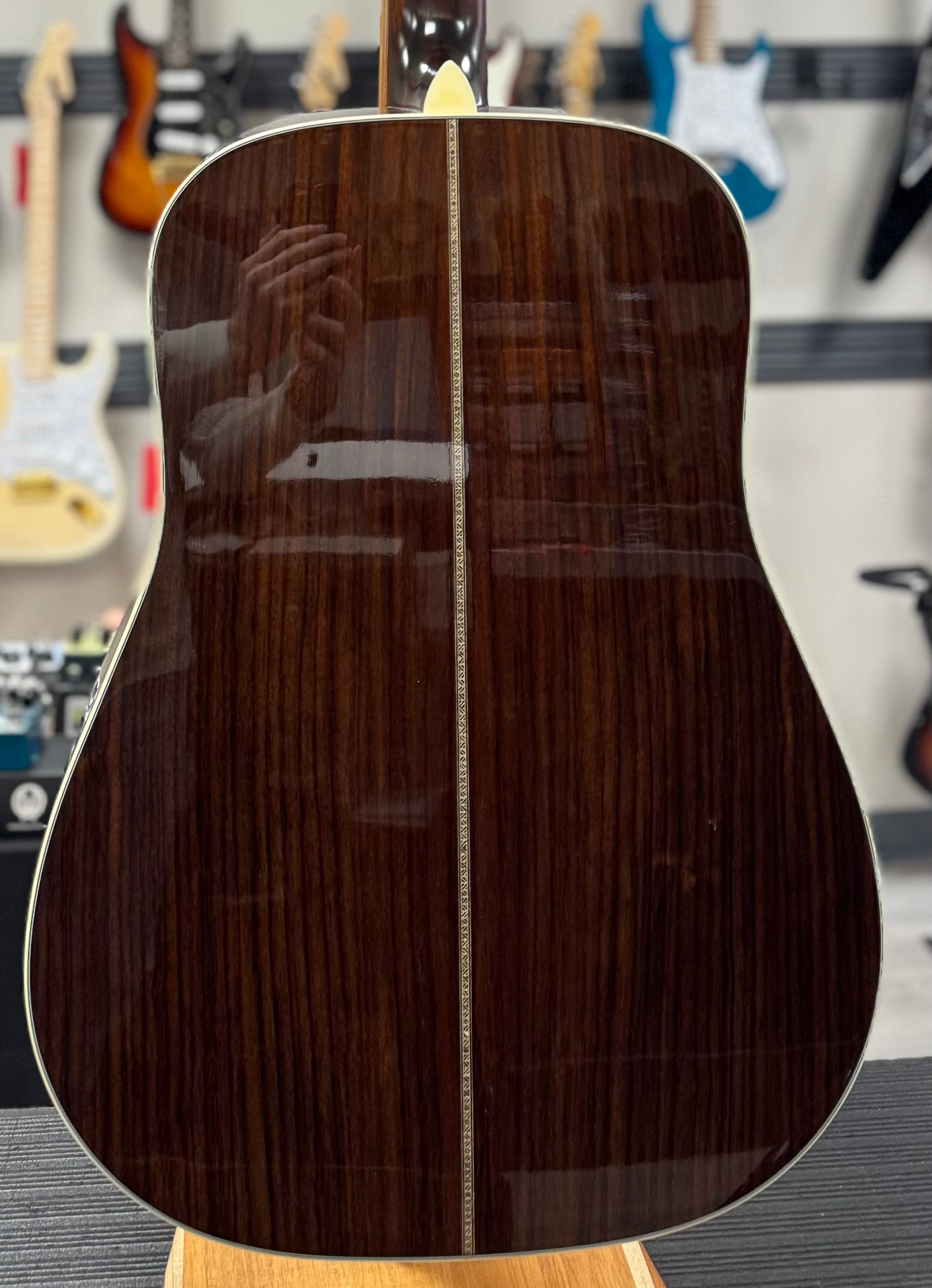 Back of body of Used Eastman E20D-TC w/case TSS6446