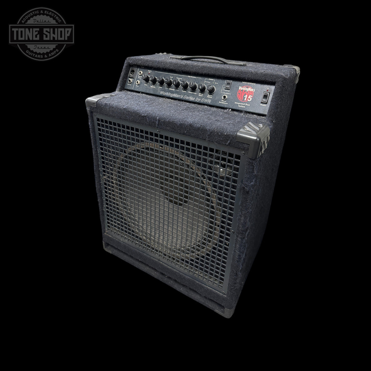 Front of Used SWR Workingman's 15 Bass Combo Amp.