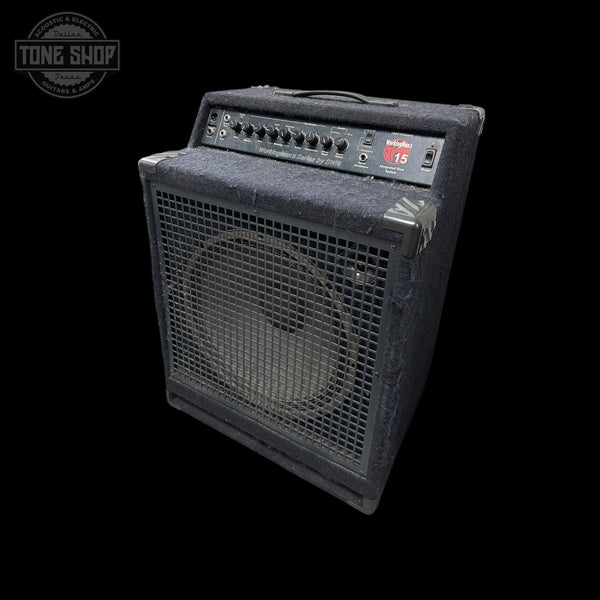 Front of Used SWR Workingman's 15 Bass Combo Amp.