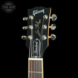 Headstock of Gibson Les Paul Standard 60s Faded Vintage Bourbon Burst.
