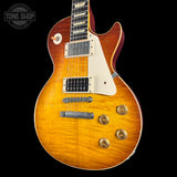 Front angle of Used 2004 Gibson Custom Shop Jimmy Page "Number One" (#10 of 150) Tom Murphy Aged.