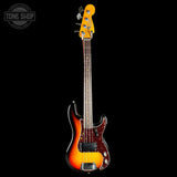Used 2026 Fender James Jamerson 1962 Precision Bass 3-Color Burst w/case TSU25677
