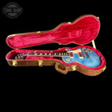 Gibson Les Paul Standard 50s Figured Top Ocean Blue in case.