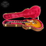 Gibson Les Paul Standard 50s Figured Top Honey Amber in case.