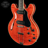 Front angle of Used Collings I-30 LC Faded Cherry.