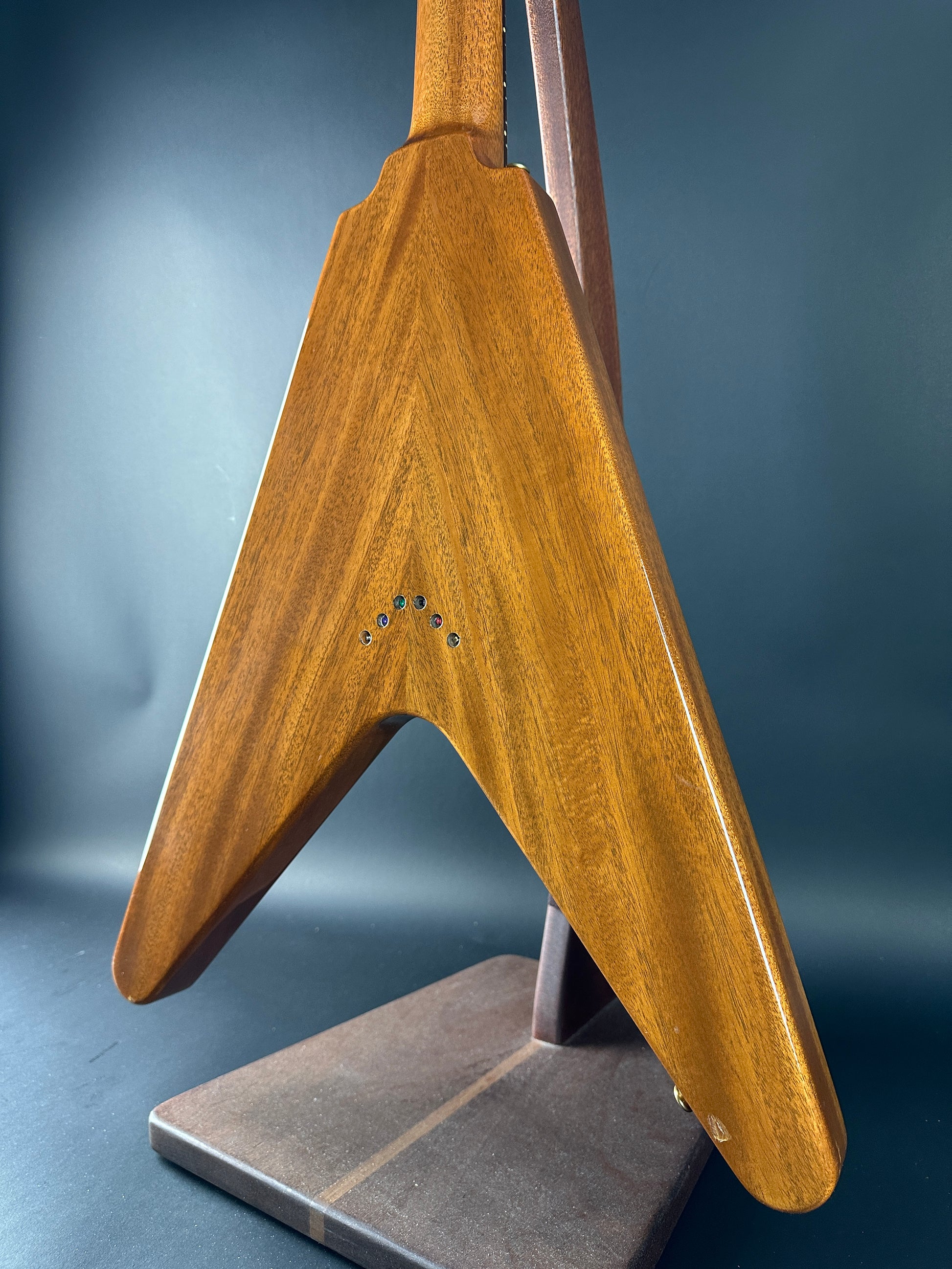 Back angle of Used 2021 Gibson Custom Shop '58 Mahogany Flying V.