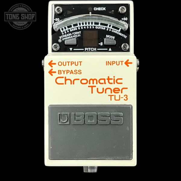 Front of Used Boss TU-3 Tuner Pedal TFW3268.