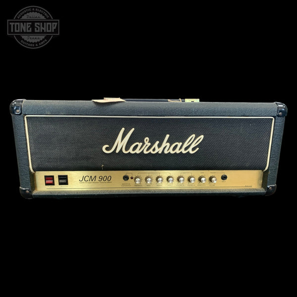 Front of Used 1990 Marshall JCM 900 MKIII Model 2100 100 Watt Amp Head TFW3258.