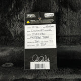 Hang tag for PRS Wood Library Custom 24 Stoptail Limited Edition Charcoal Stained Neck.