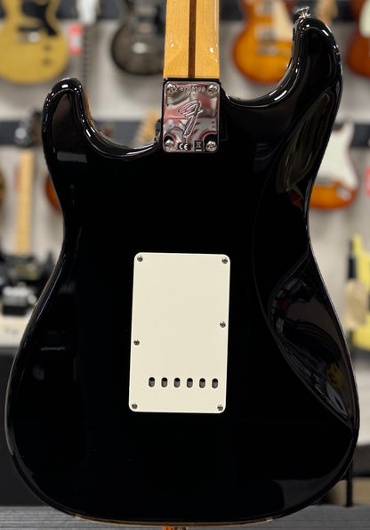 Back of body of Used Fender Custom Shop Robin Trower Stratocaster NOS Black w/case TSS6492