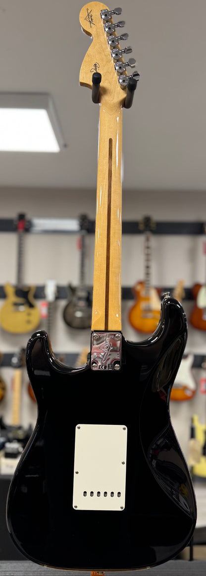 Back of whole Used Fender Custom Shop Robin Trower Stratocaster NOS Black w/case TSS6492