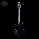Full back of PRS Wood Library Custom 24 Stoptail Limited Edition Purple Mist Stained Neck.