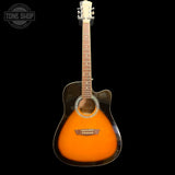 Full frontal of Used Washburn WA90CE Sunburst TFW3275.