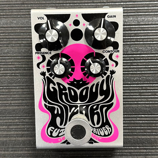 TOp of Used Kittycaster FX Groovy Wizard Fuzz Driver Fuzz Pedal TSS3507