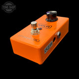 Orange MXR guitar effects pedal on a black background with 'Tone Shop' logo.