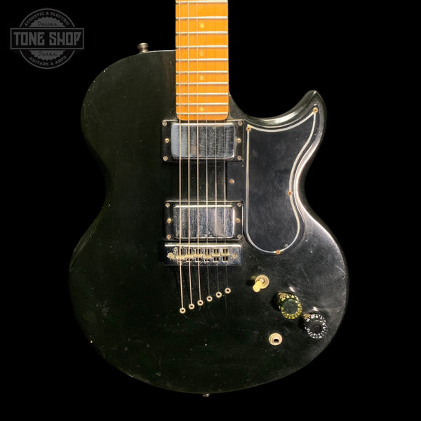 Vintage 1975 Gibson L6S Midnight Black w/Changed Tuners w/OHSC TFW3301