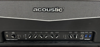 Upclose front of Used Acoustic GT50H 50 Watt Guitar Amp Head TSS3534