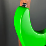 Small ding on body of Used 2022 Jackson American Series Soloist SL3 Satin Slime Green.