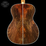 Back of Martin Custom Shop  28/45 Style 000 Adirondack/Wild Grain East Indian Rosewood.