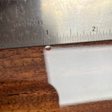 Close up of wear/damage on Used 2019 Taylor Custom 414CE Edgeburst.