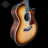 Left angle of Used 2019 Taylor Custom 414CE Edgeburst.