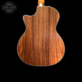 Back of Used 2019 Taylor Custom 414CE Edgeburst.
