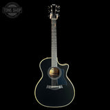 Full front of Taylor Prototype 314ce Studio Blacktop Sapele / Sitka.