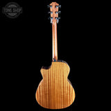 Full back of Taylor Prototype 314ce Studio Blacktop Sapele / Sitka.