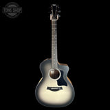 Full front of Taylor Prototype Sunset Boulevard 214ce Walnut / Sitka Eclipse Burst.