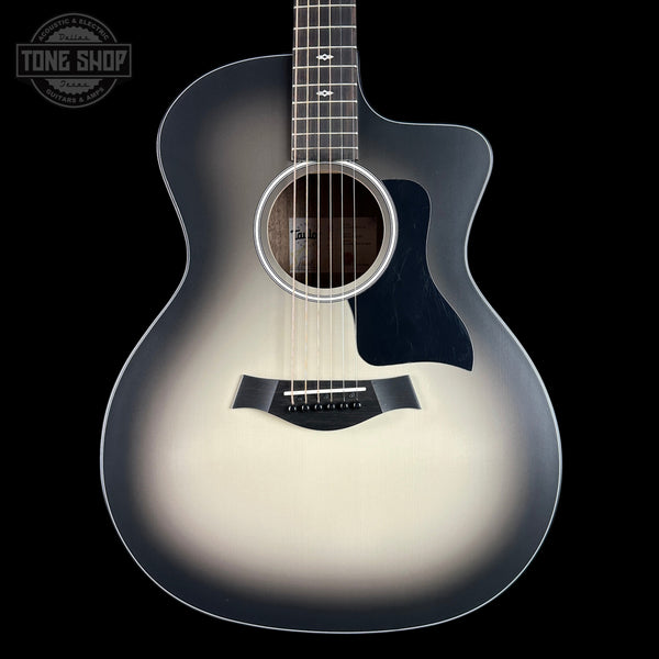 Front of Taylor Prototype Sunset Boulevard 214ce Walnut / Sitka Eclipse Burst.