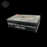 Front of case of Used Babicz Original Series Full Contact Bass Bridge.