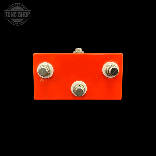 Top down of Used Misc 3 Button Switch Pedal Orange TFW3323.