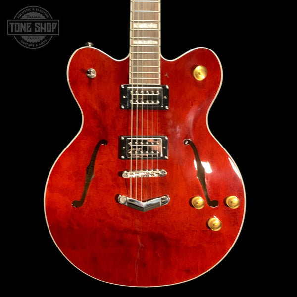 Front of Used 2015 Gretsch G2622 Streamlinder Center Block w/V-Stoptail Walnut TFW3434.