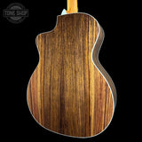 Back angle of Taylor Prototype Sunset Boulevard 214ce DLX SEB Rosewood/Sitka.