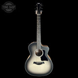 Full front of Taylor Prototype Sunset Boulevard 214ce Walnut/Sitka Eclipse Burst.