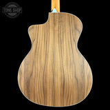 Back of Taylor Prototype Sunset Boulevard 214ce Walnut/Sitka Eclipse Burst.