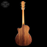 Full back of Taylor Prototype Sunset Boulevard 414ce Studio SEB RW/Sitka.