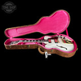 Gibson Custom 1959 ES-355 Maestro Varitone Alpine White VOS in case.