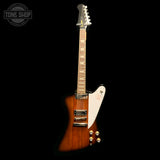 Full frontal of Used Epiphone Firebird Vintage Sunburst TFW3441.