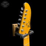 Headstock of Used 2014 Fender Starcaster Aged Cherry Burst TFW3409.