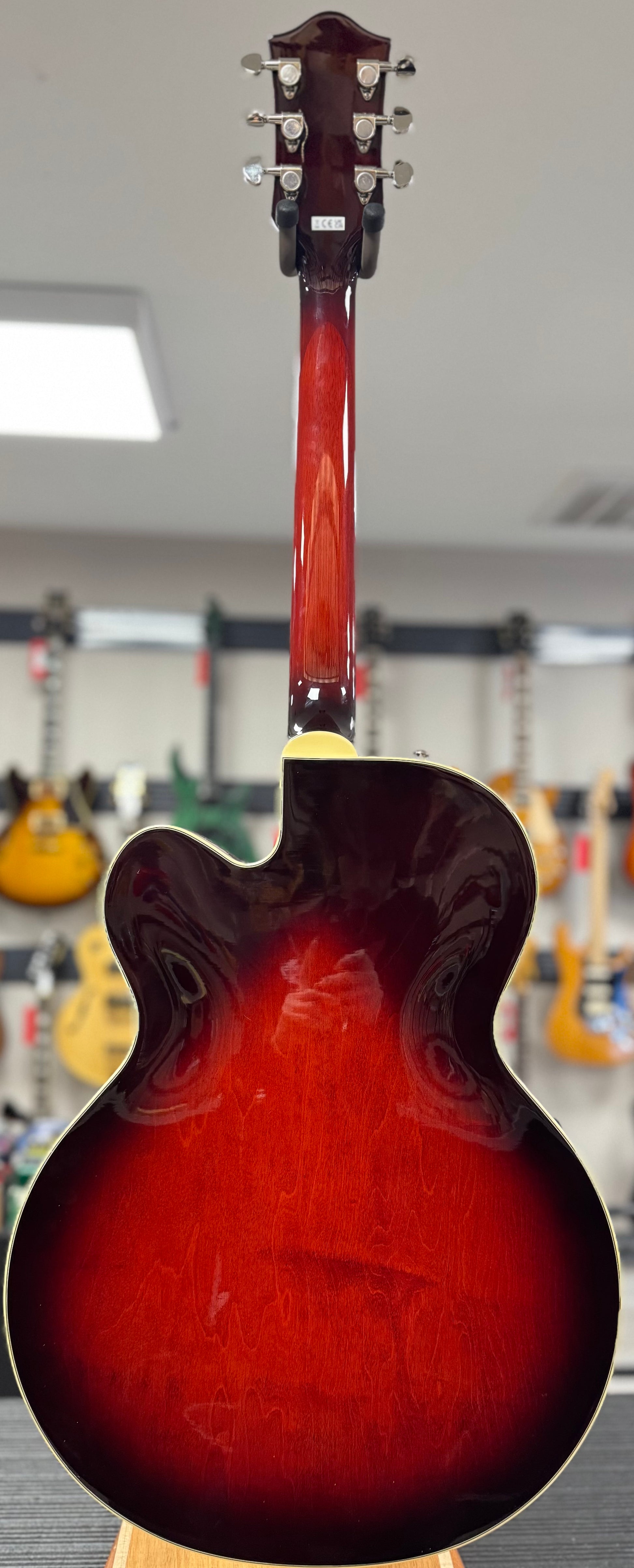 Full back of Used Gretsch Streamliner G2420 Chromatic II Claret Burst w/case TSS6591