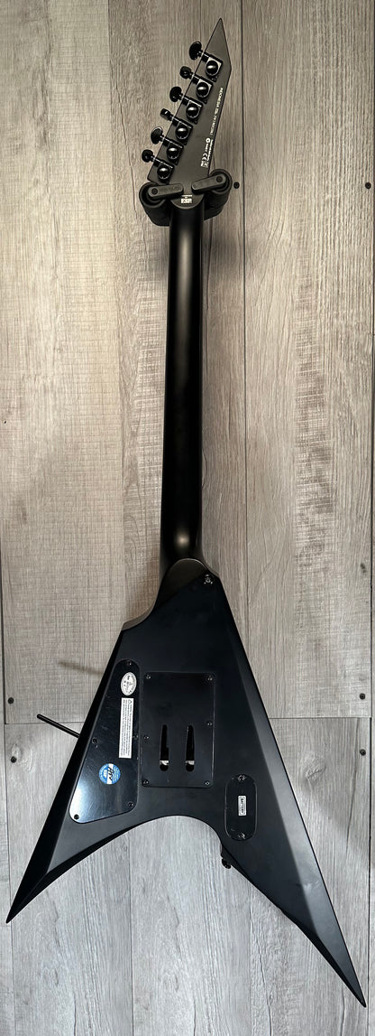 Full back of Used ESP LTD Arrow Black Metal TSS3604
