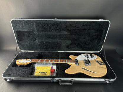 Used 2009 Rickenbacker 360 Mapleglo in case.