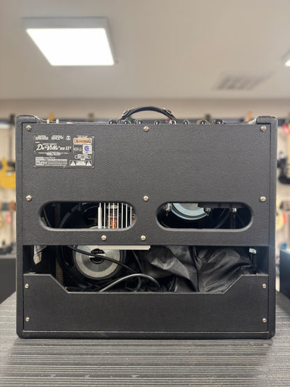 Back of Used Fender Hot Rod Deville 2x12 60w Guitar Combo TSS6674