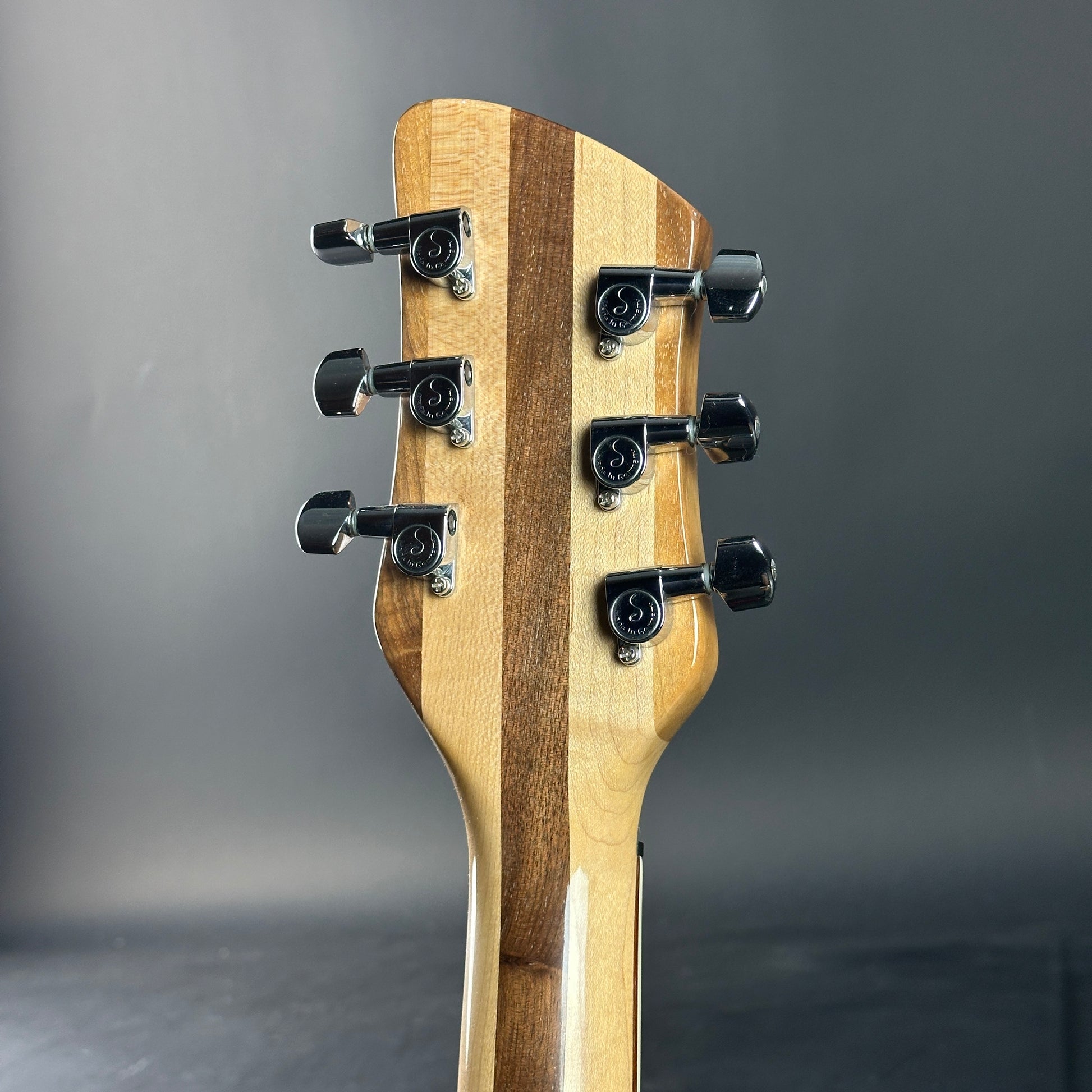 Back of headstock of Used 2009 Rickenbacker 360 Mapleglo.