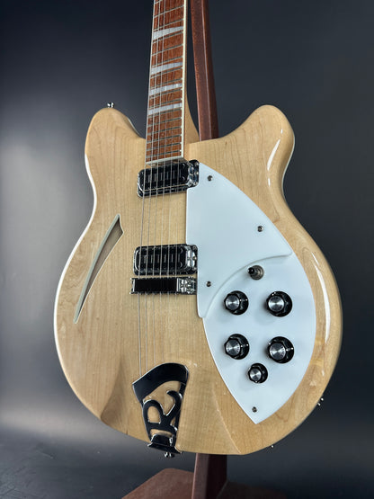 Front angle of Used 2009 Rickenbacker 360 Mapleglo.