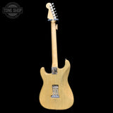 Back of Used 2023 Fender Custom Shop 1963 Strat Korina Journaman Natural.