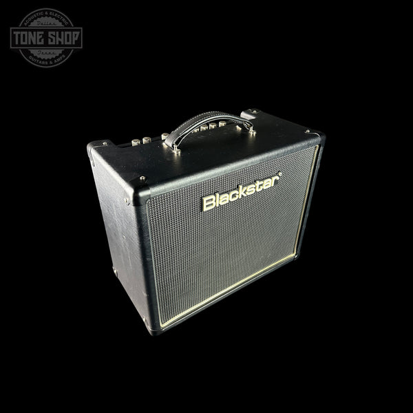 Blackstar guitar amplifier on a black background with 'Tone Shop' logo.