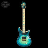 Full front of PRS Private Stock 12508 Custom 24 Semi Hollow Sub Zero Glow.