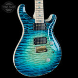 Front angle of PRS Private Stock 12508 Custom 24 Semi Hollow Sub Zero Glow.